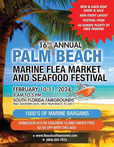 16th Annual Palm Beach Marine Flea Market & Seafood Festival