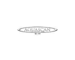 The aquascan logo is on a white background.