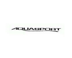 The aquasport logo is on a white background.