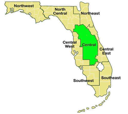 Central Florida Map