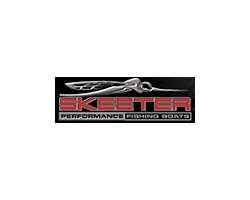 A logo for skeeter performance fishing boats.