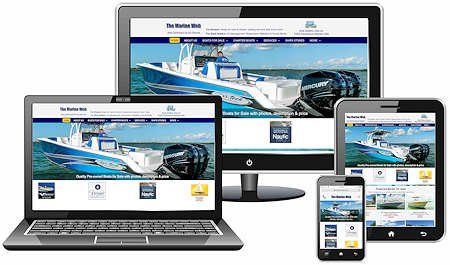Responsive Designed Website by The Marine Web