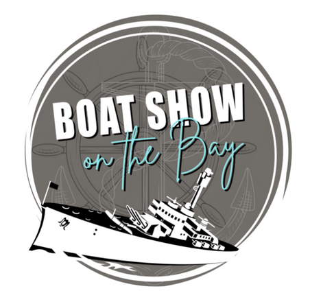 Boat show logo with text 