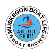 The logo for the adelaide pointe boat show.