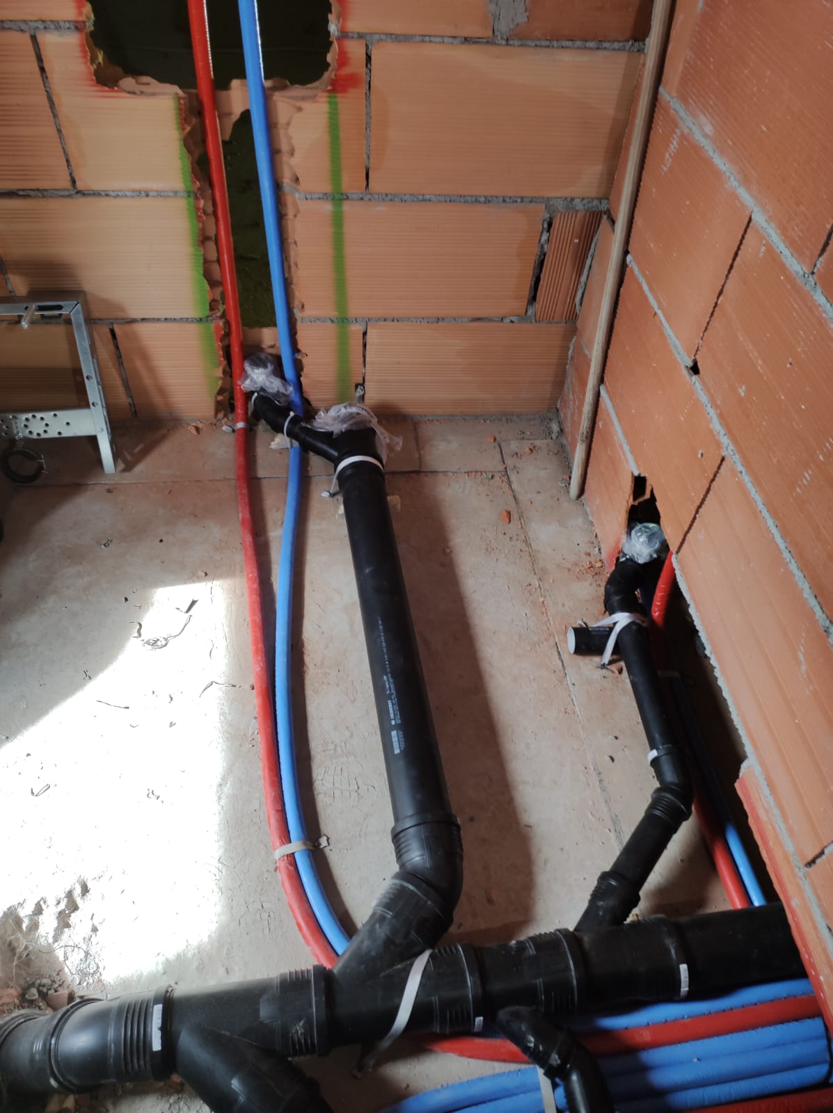 tubature idrauliche bagno