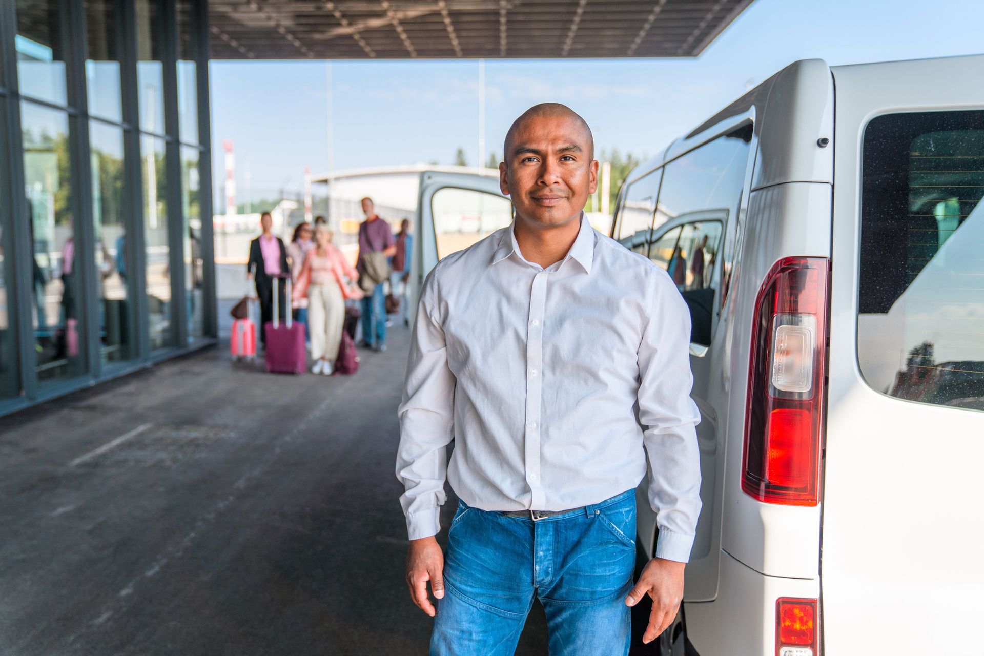 Bus Waiting At Bus Stop — King County, WA — Seattle Vans and Limos