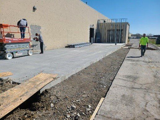 Walkway Concrete — Wilmington, OH — TH Solutions, LLC