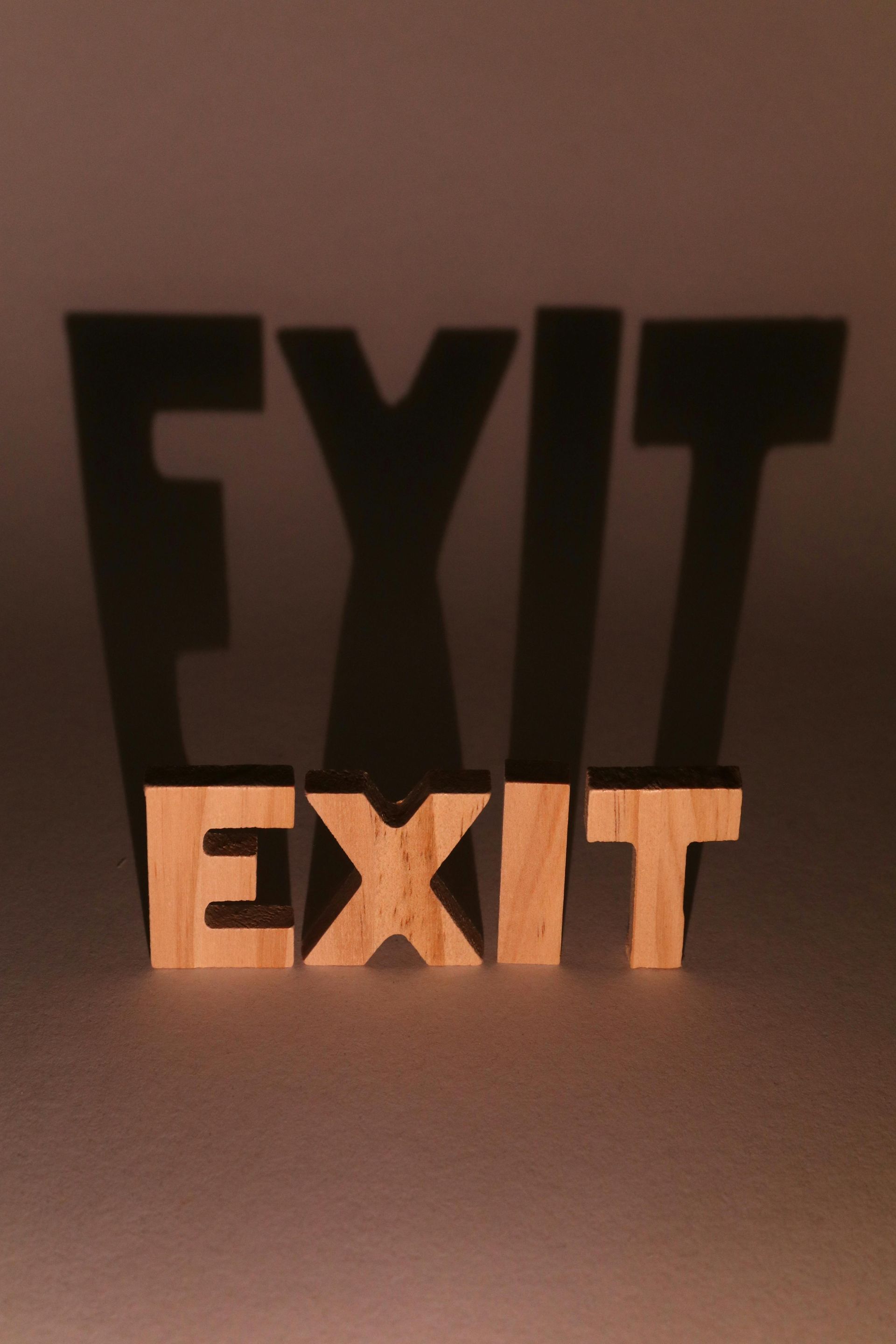 Las letras de madera