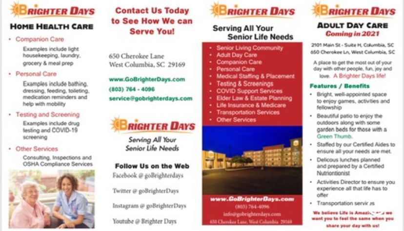 Tri-fold brochure for 