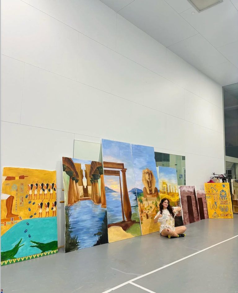 artist member of the month Phoebe Graham with artwork