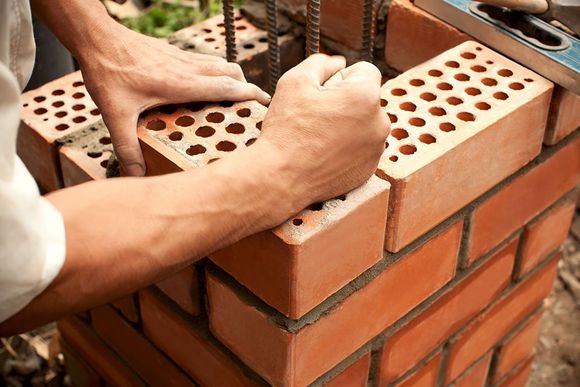 brick wall construction
