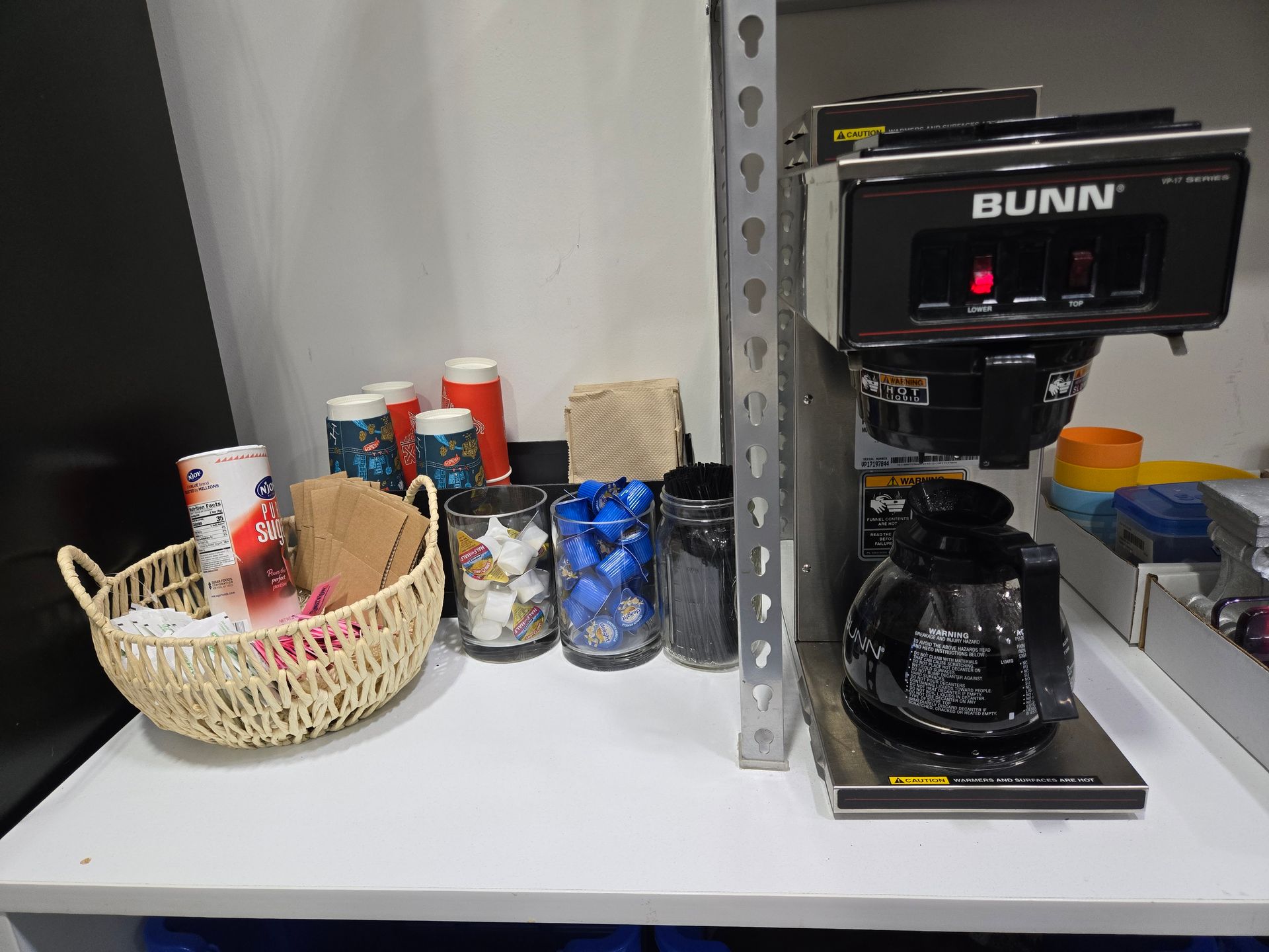 IREP Resale Austin Thrift Store free coffee station