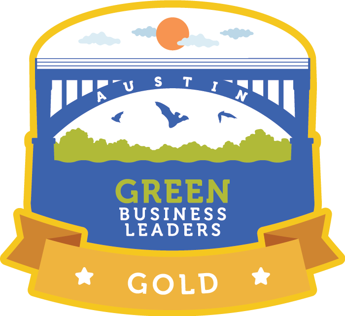 Gold Green Business Leader in Austin TX logo