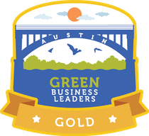 Gold Green Business Leader in Austin TX logo