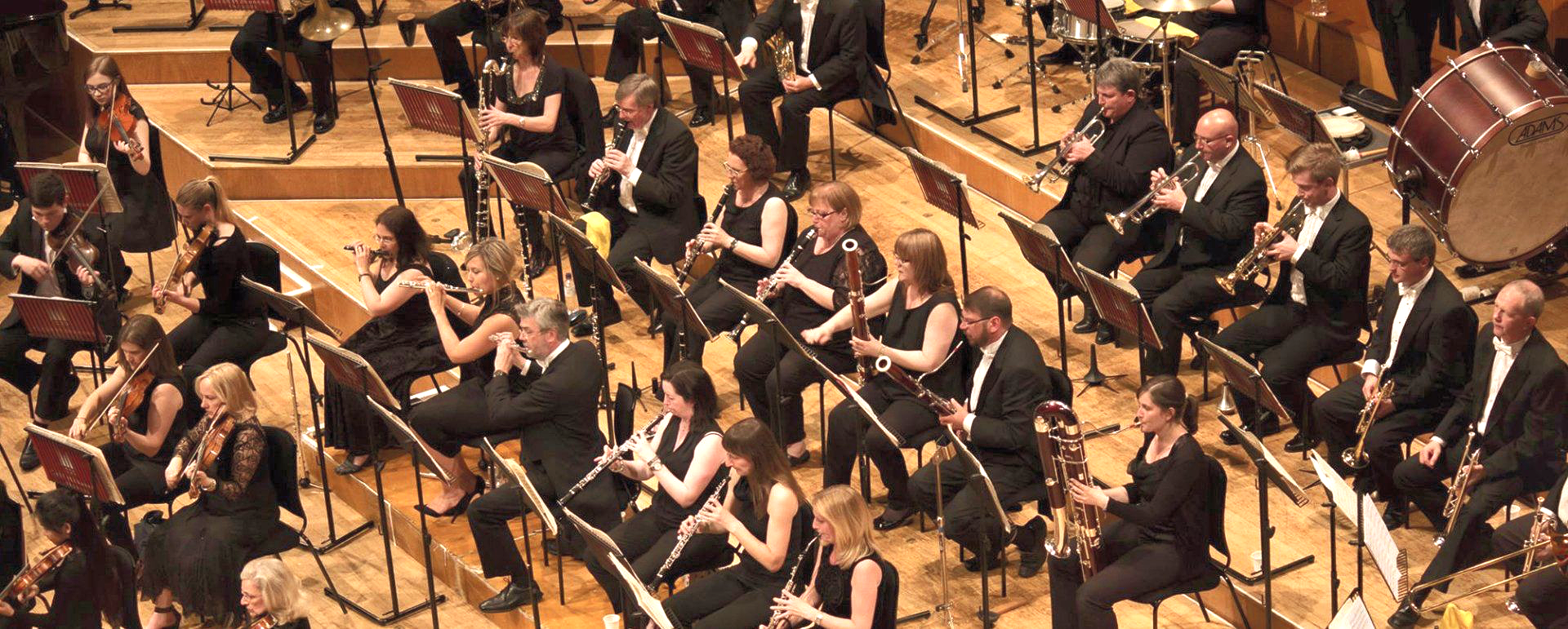 Complete woodwind section at St. David's Hall
