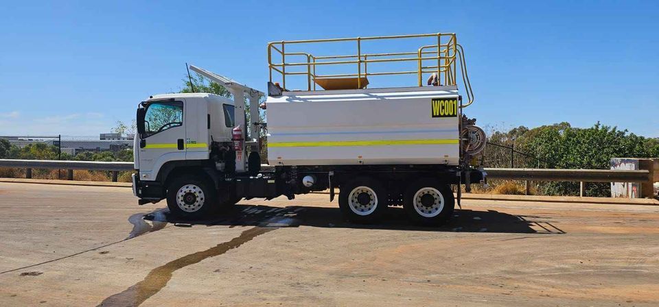 Truck and water carts