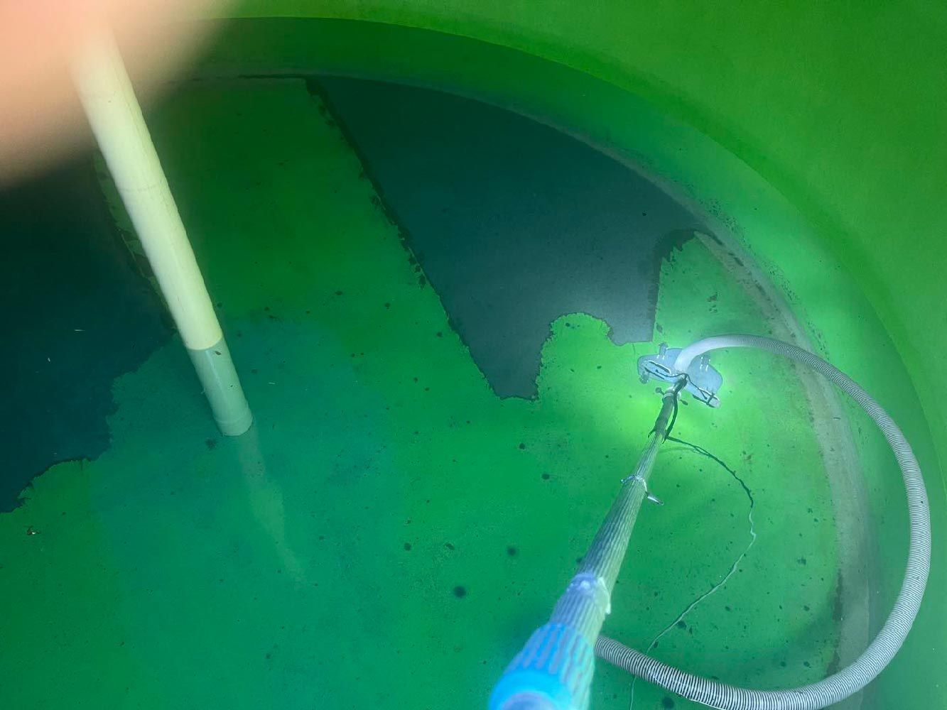 Dirt Removal in a Water Tank — CQ Water Tank Cleaning in Berserker, QLD