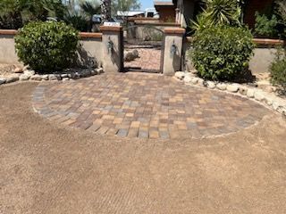 pavers in an entryway in Tucson