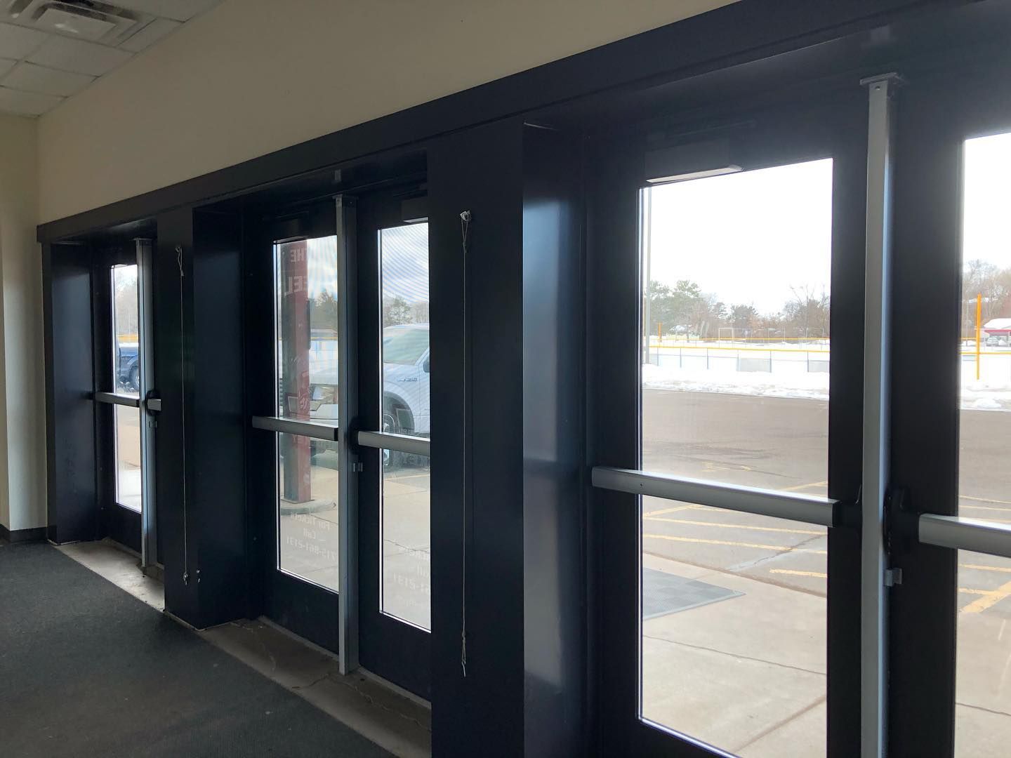 A Door With Glass Windows - Chippewa Falls, WI - Post Glass & Mirror, LLC