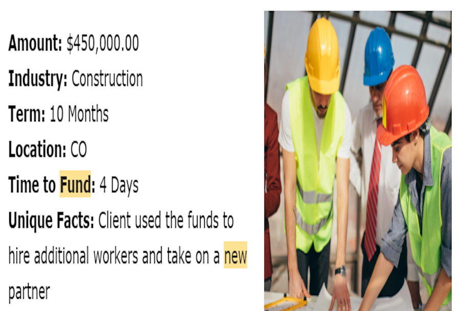 A group of construction workers looking at a blueprint