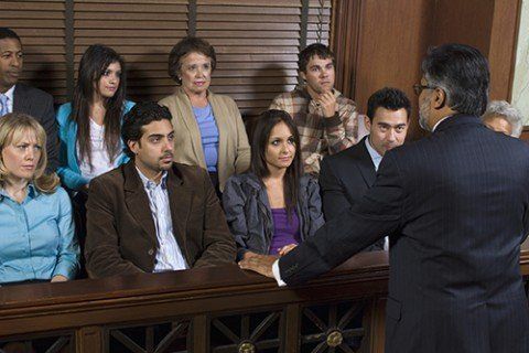 Attorney Addressing Jury — Court in Conway, SC