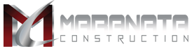 Logo for Maranata Construction: a stylized 