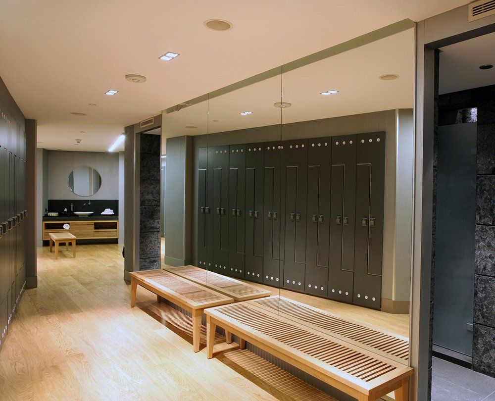 Locker Room With Big Mirror — Fort Collins, CO — Ram Glass Service Locker Room With Big Mirror — Fort Collins, CO — Ram Glass Service