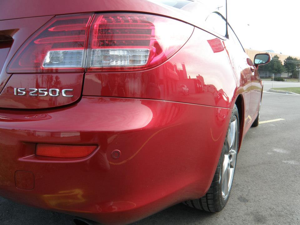 Red Car Rear View — Grand Rapids, MI — Bobs Collision Service