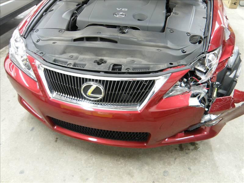 Red Car Without Hood — Grand Rapids, MI — Bobs Collision Service