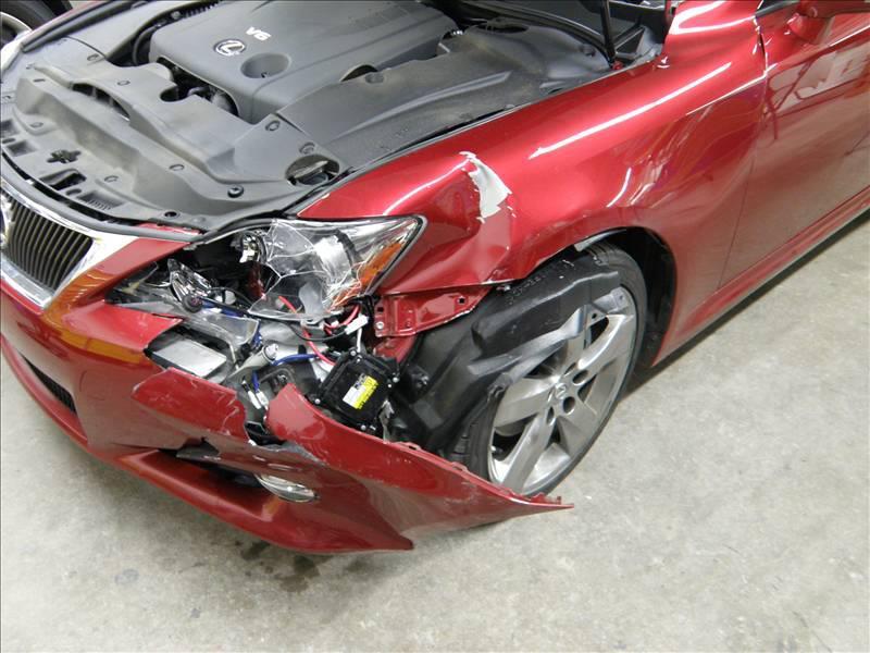 Crashed Car Without Hood — Grand Rapids, MI — Bobs Collision Service