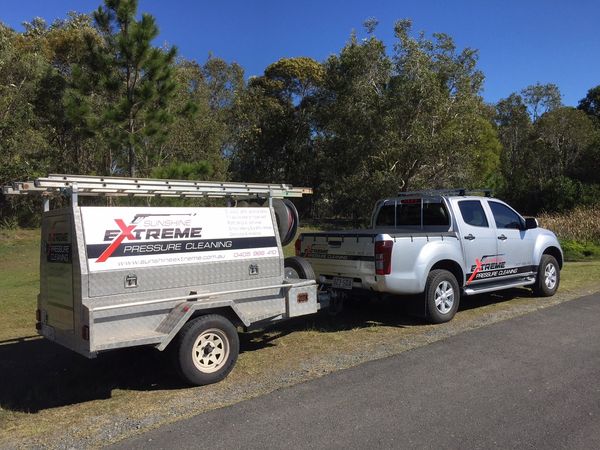 extreme pressure cleaning truck