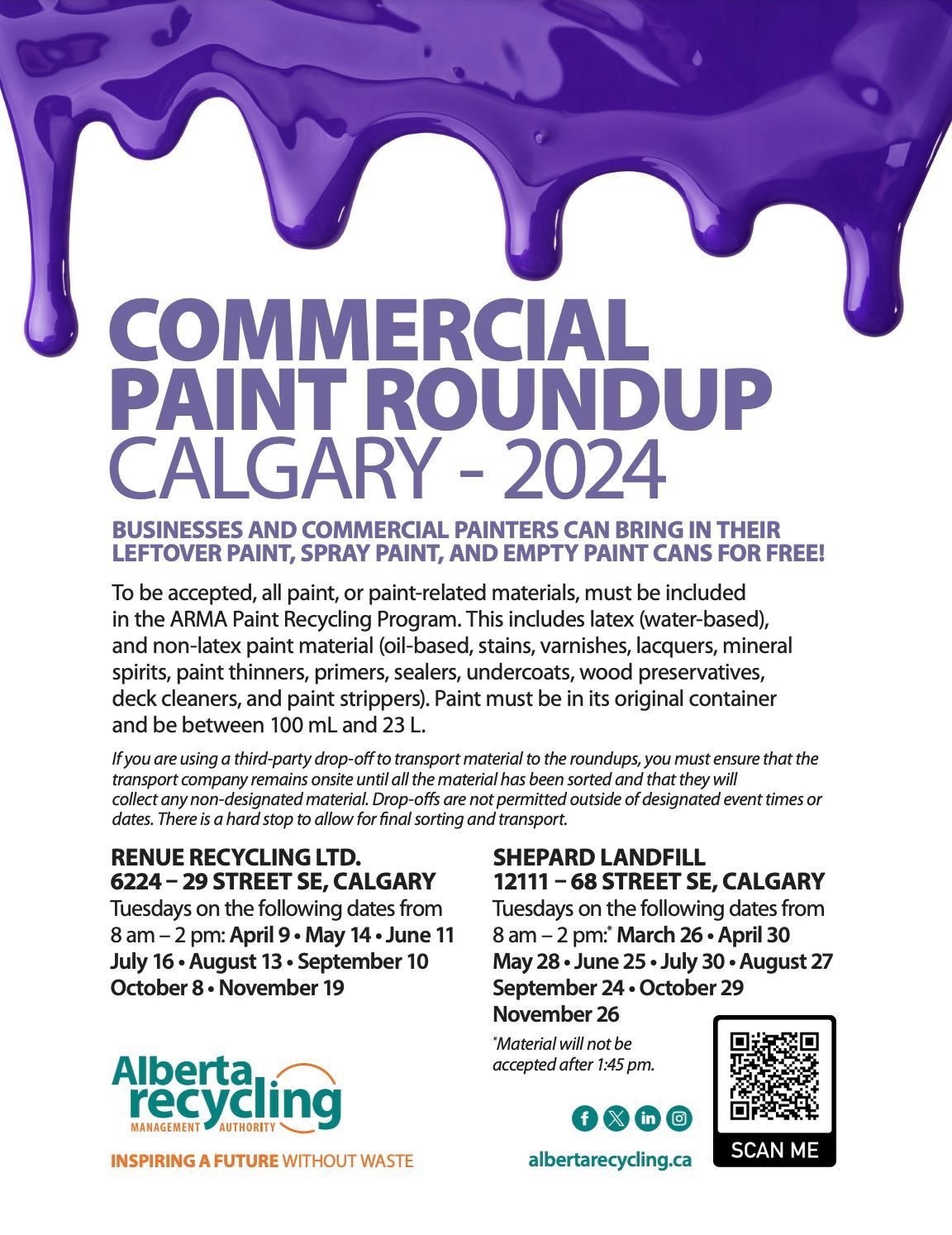 Commercial paint round up, Calgary. Phone Hannigan's Paint for more details.