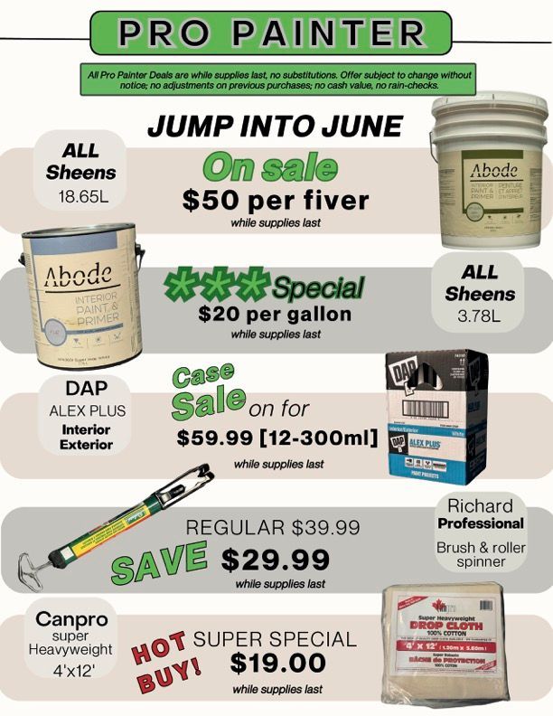 Calgary paint store open now near me, Hannigan's Paint, Pro -painter specials. Calgary Benjamin Moore