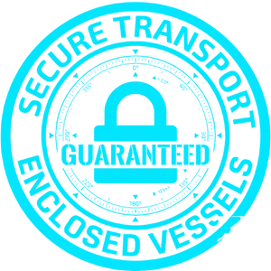 Blue graphic with a downward-pointing triangle, a square with a circle inside, and an exclamation mark in a circle.