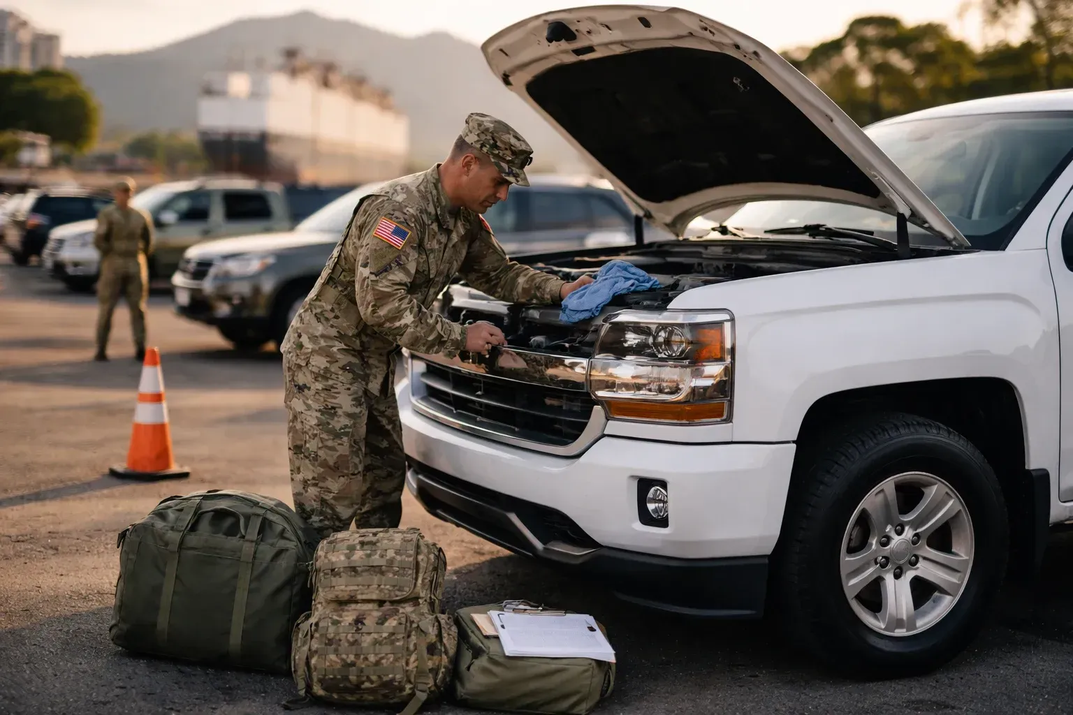 Prepare Your Vehicle Before Shipping militriy related image 

