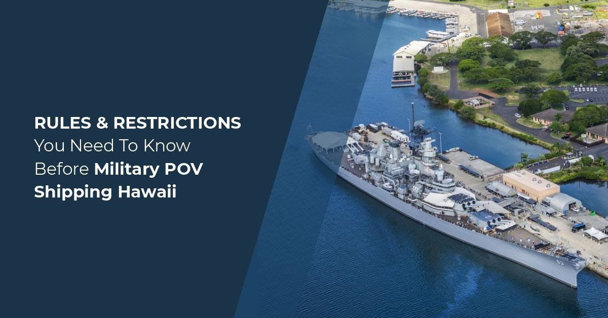 Military vehicle shipping Hawaii
