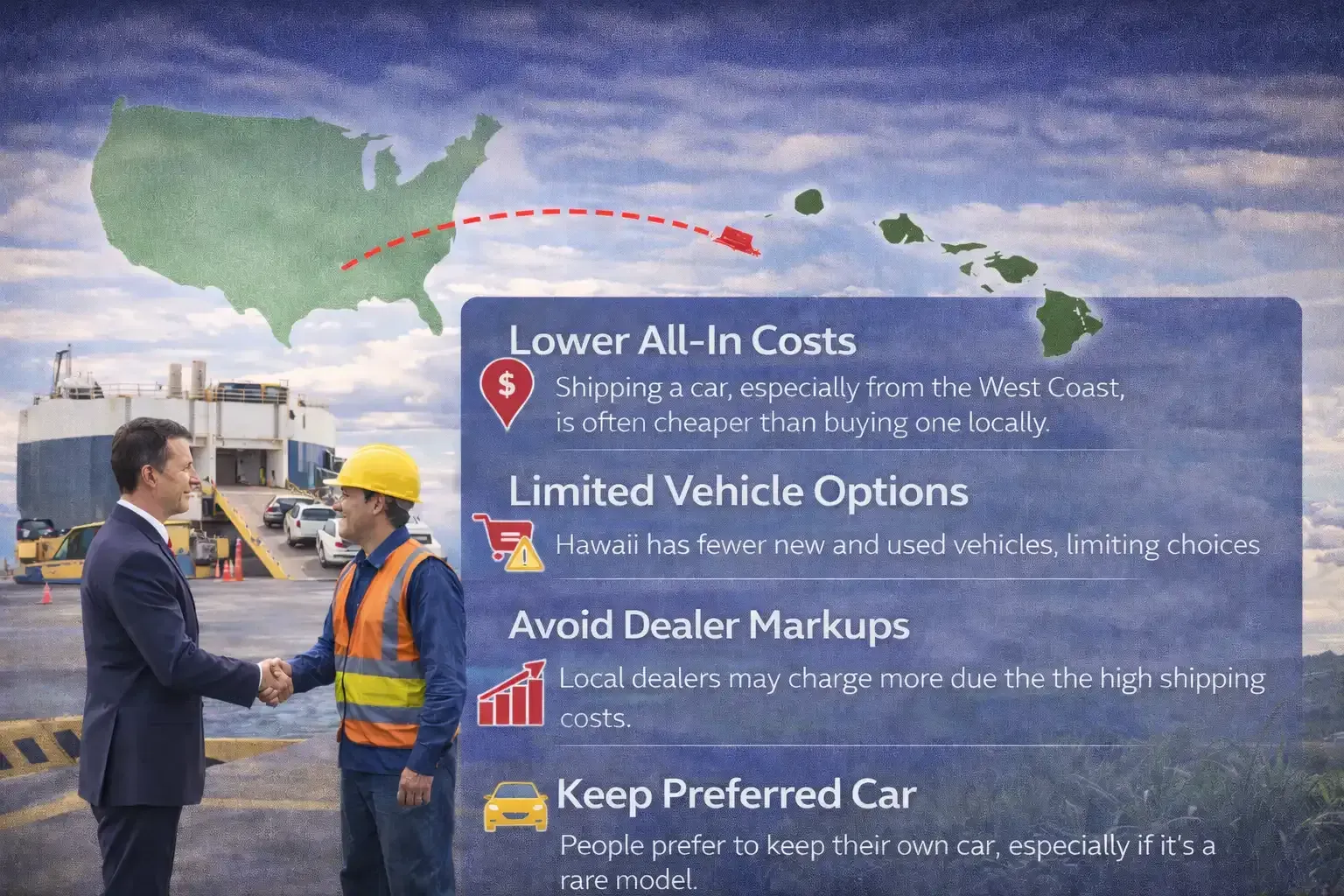 Why Ship a Car to Hawaii Instead of Buying One
