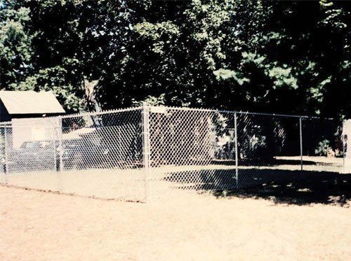 Residential Galvanized Chain Link Fencing — Vinton, VA — Viking Fence Company Inc.