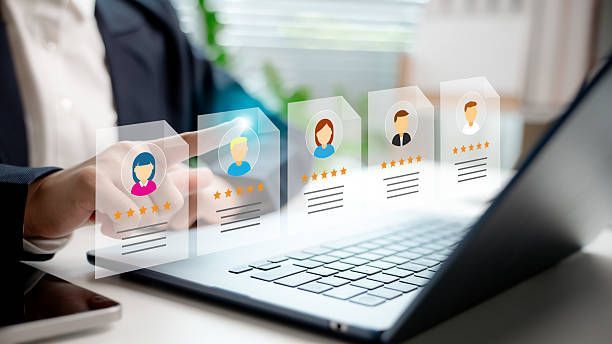 AI-driven candidate screening process illustrating recruitment and bias prevention in CO hiring.