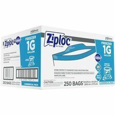 A box of ziploc freezer bags 250 bags.