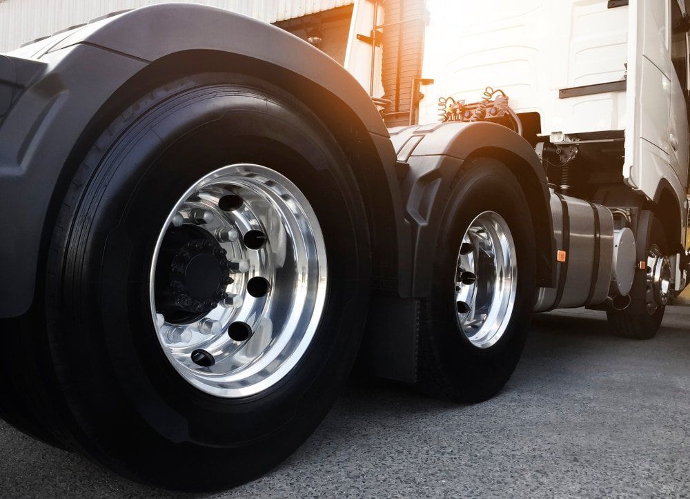 Truck Wheels — Hines Refrigerated Transport in Kundabung, NSW