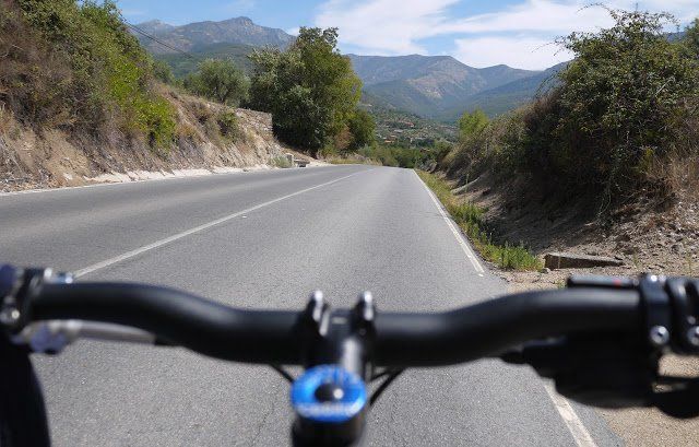 Cycling to Hervás Spain