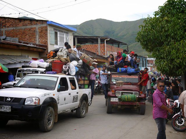 Transport from Rovira to coffee farms