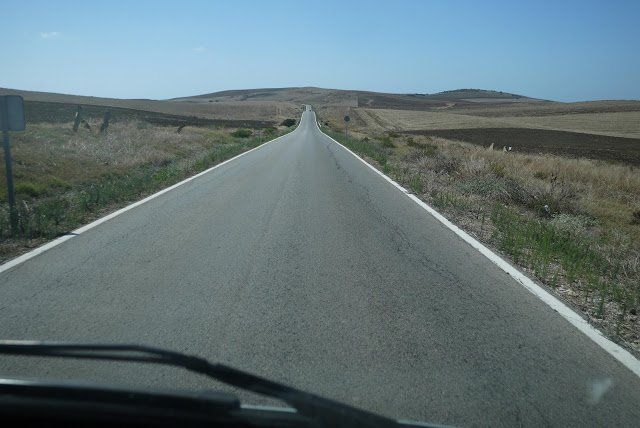The road from Vejer to Los Canos de Meca