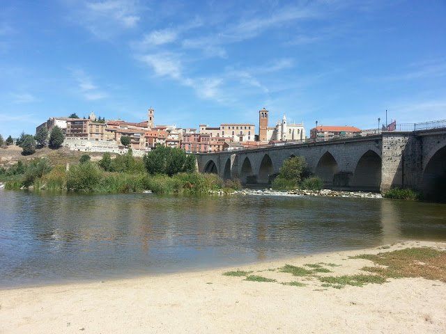 Tordesillas wild camping spot and town