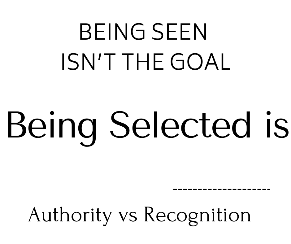 text being seen isn't the goal being selected is