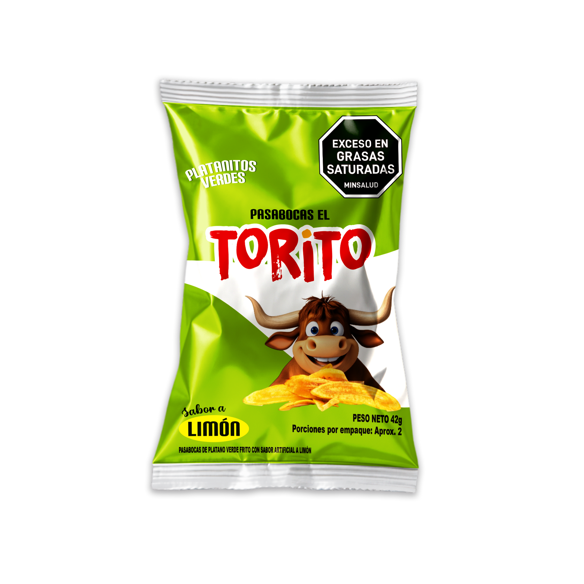 PLATANITO VERDE SABOR LIMÓN