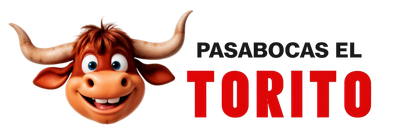 A cartoon bull is smiling in a logo for pasabocas el torito