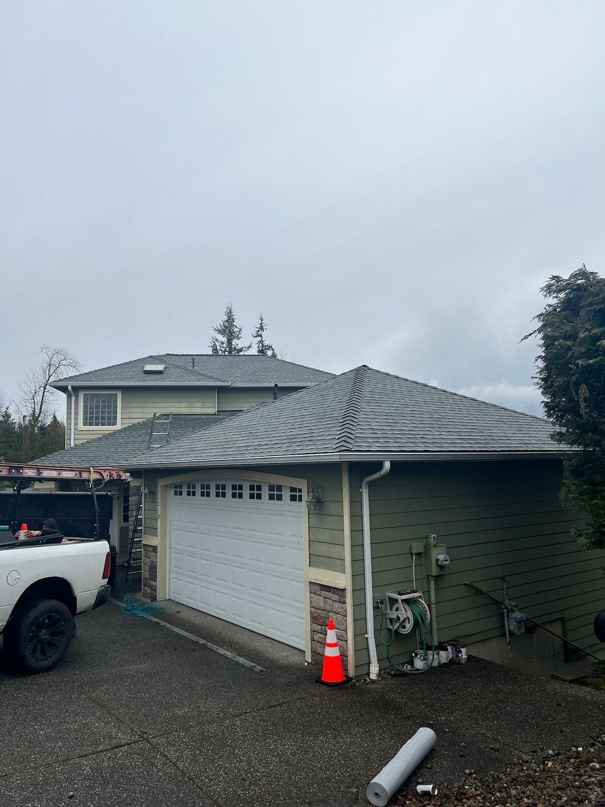 GAF-certified asphalt shingle roof replacement for a family home