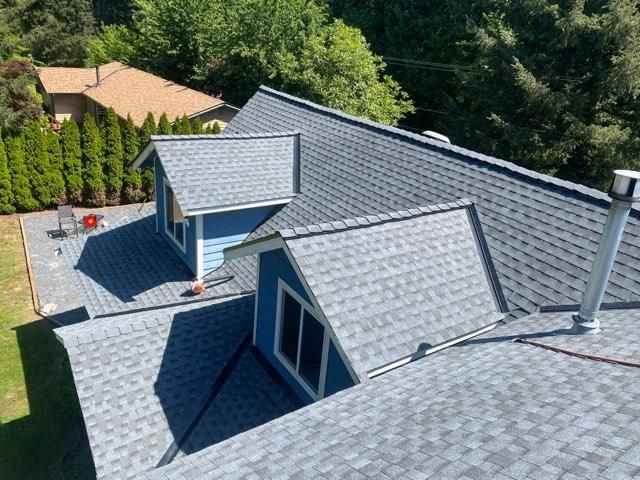 GAF-certified asphalt shingle roof replacement for a family home